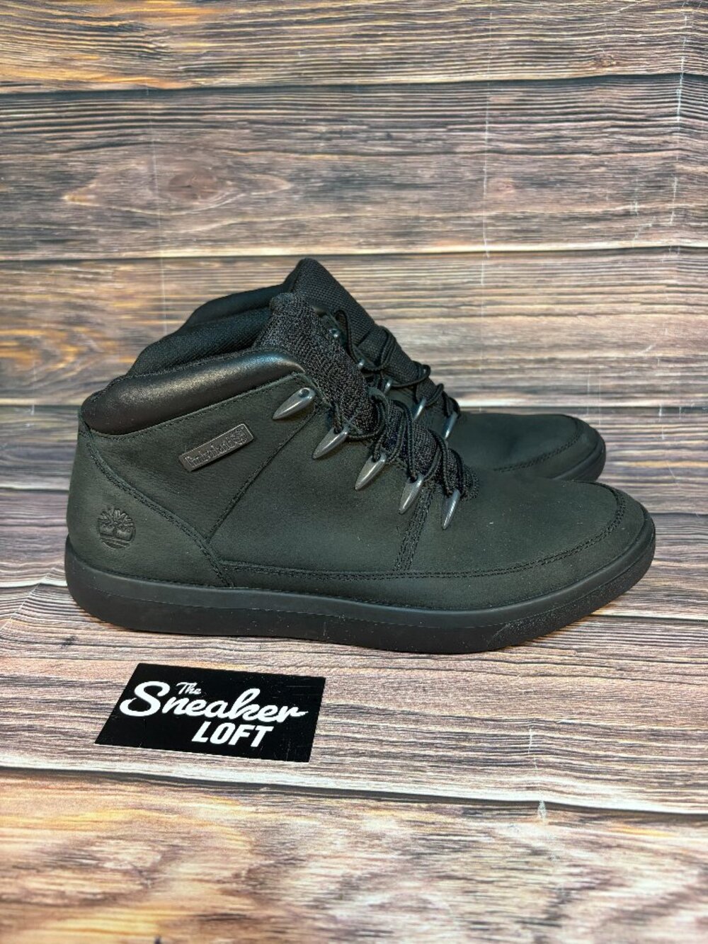 Timberland Ashwood Park Sneakers Men's Black Nubuck Leather Lace Up‎ Shoes 11